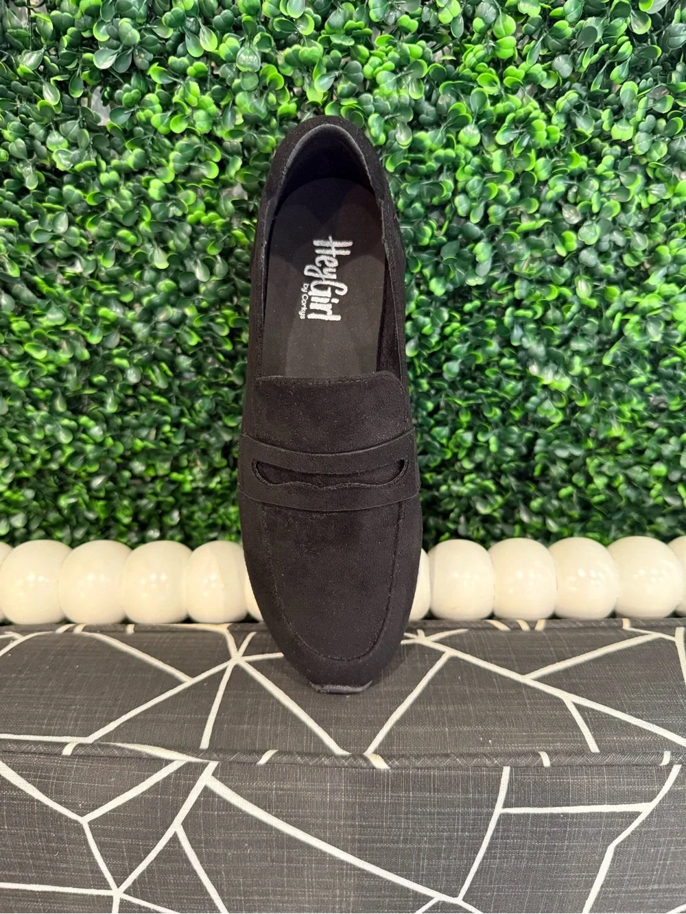 New Corkys Sheesh Black Platform Loafers